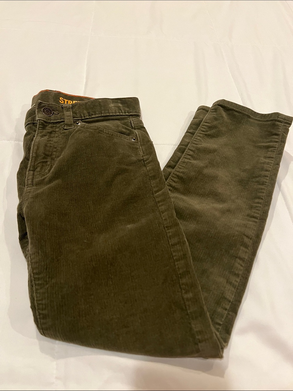 Crewcuts Olive Corduroy Pants for Kids